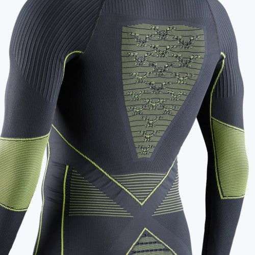 Pánská termoakční mikina X-Bionic Energy Accumulator 4.0 charcoal/yellow