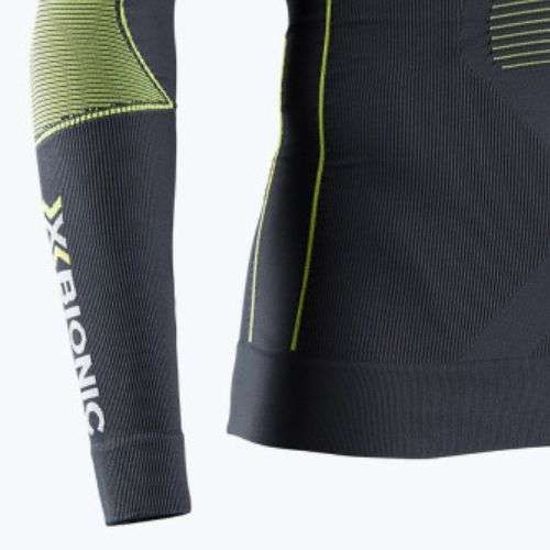 Pánská termoakční mikina X-Bionic Energy Accumulator 4.0 charcoal/yellow