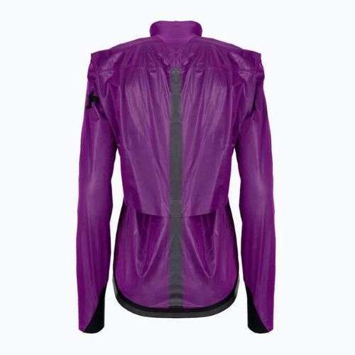 Dámská cyklistická bunda ASSOS Dyora RS Rain purple 12.32.372.4B