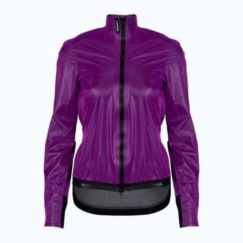 Dámská cyklistická bunda ASSOS Dyora RS Rain purple 12.32.372.4B