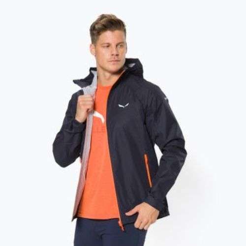 Salewa pánská bunda do deště Puez Aqua 3 PTX navy blue 00-0000024545
