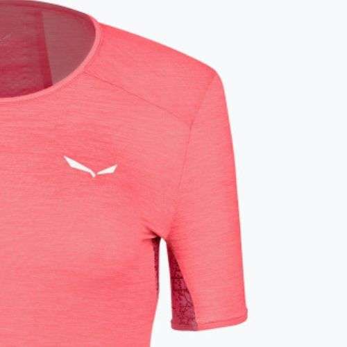 Salewa Puez Graphic 2 Dry dámské trekové tričko růžové 00-0000027400