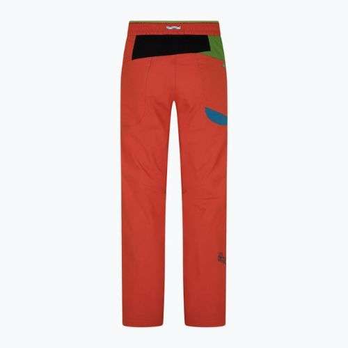 Pánské lezecké kalhoty La Sportiva Fuente červené N69313718