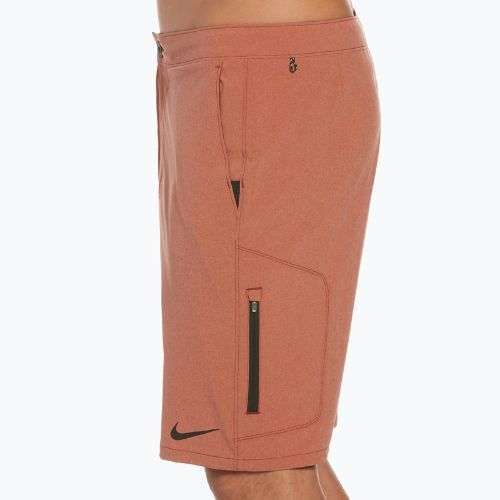 Pánské plavecké šortky Nike Flow 9' Hybrid orange NESSC515