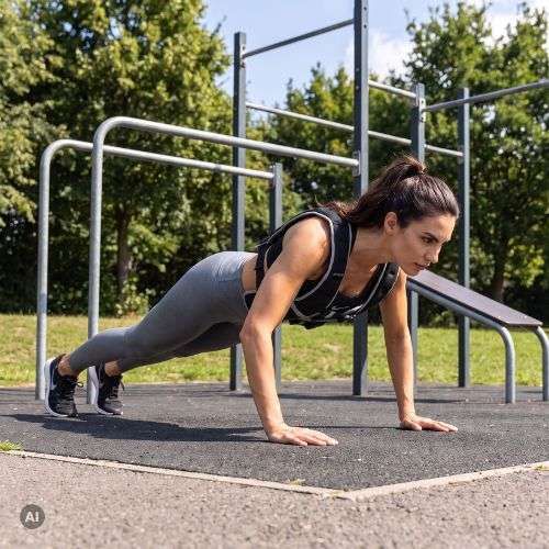 Zátěžová tréninková vesta XTREXO černá WV-08