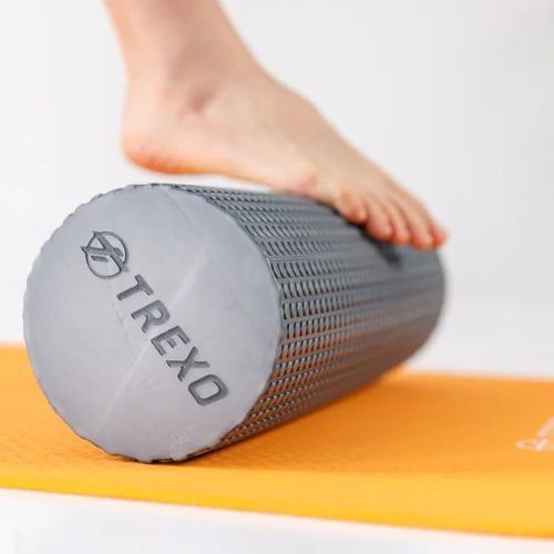 Masážní váleček XTREXO EVA šedý MR-EV02Z
