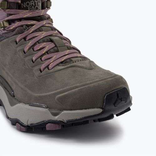 Dámská trekingová obuv The North Face Vectiv Exploris Mid Futurelight Lthr hnědá NF0A5G3AMD01