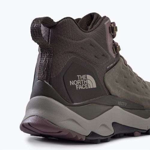 Dámská trekingová obuv The North Face Vectiv Exploris Mid Futurelight Lthr hnědá NF0A5G3AMD01
