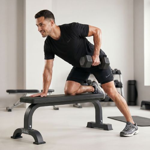 Pogumovaná činkaXTREXO Hex HXD200 20 kg
