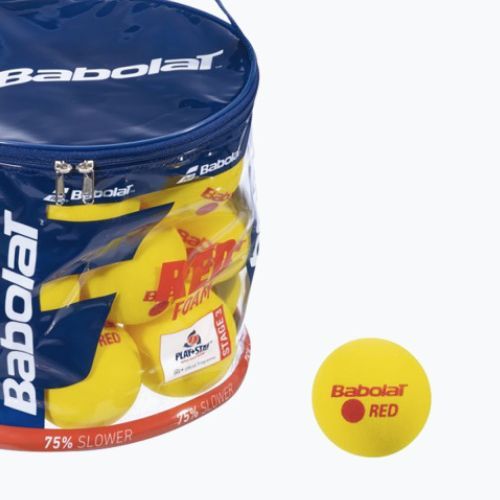 Tenisové míčky Babolat Red Foam 24 ks žluté 516004