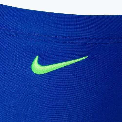 Dětské plavecké boxerky Nike Multi Logo Square Leg modré NESSD042-494