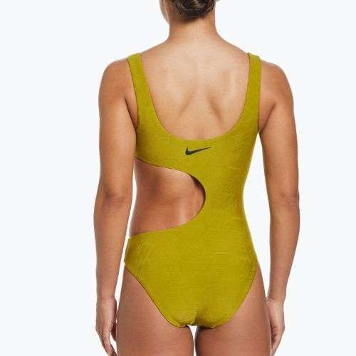 Dámské jednodílné plavky Nike Block Texture gold NESSD288-314