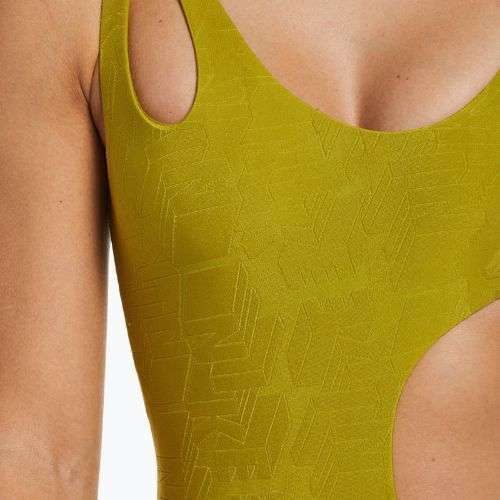 Dámské jednodílné plavky Nike Block Texture gold NESSD288-314