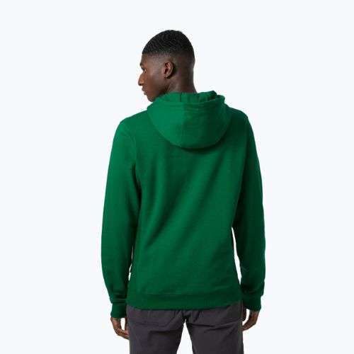 Pánská trekingová mikina Helly Hansen F2F Organic Cotton Hoodie malachite