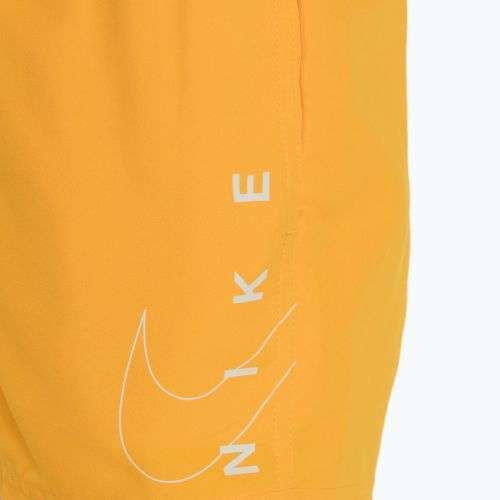 Dětské plavecké šortky Nike Split Logo 4" Volley laser orange