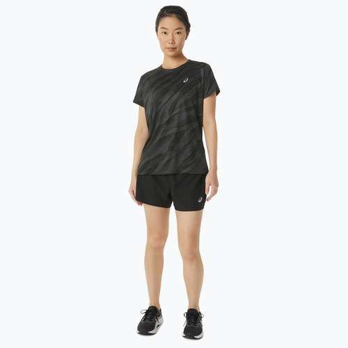 Pánské běžecké tričko ASICS Core All Over Print graphite grey/performance black