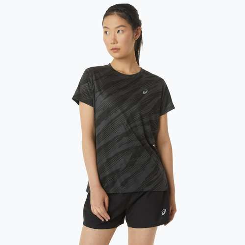 Pánské běžecké tričko ASICS Core All Over Print graphite grey/performance black