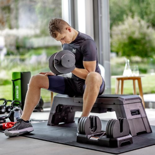 Nastavitelná činka XTREXO TXO-B4W005 32 kg black