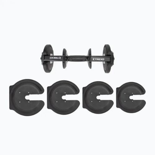 Nastavitelná činka XTREXO TXO-B4W003 18 kg black