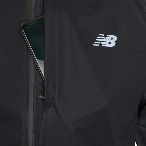 Pánská běžecká bunda New Balance Seasonal Premium Print black