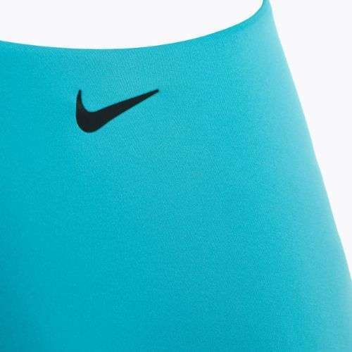 Dámské jednodílné plavky Nike Multi Logo Crossback dusty cactus