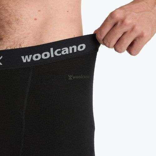 Pánské termoprádlo WOOLCANO Merino SET0540 černé