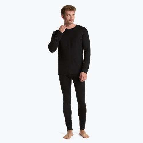 Pánské termoprádlo WOOLCANO Merino SET0540 černé