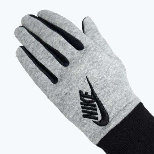 Dámské běžecké rukavice Nike Club Fleece grey heather/black/black