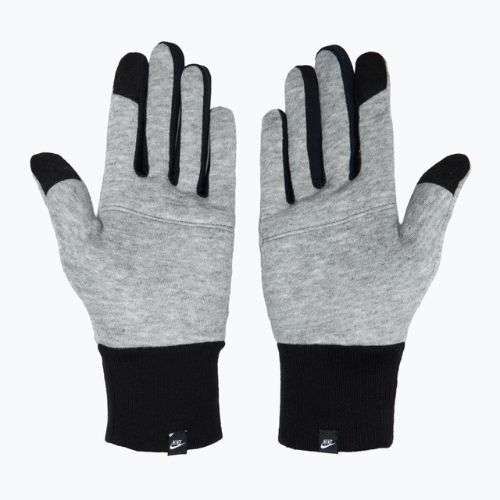Dámské běžecké rukavice Nike Club Fleece grey heather/black/black