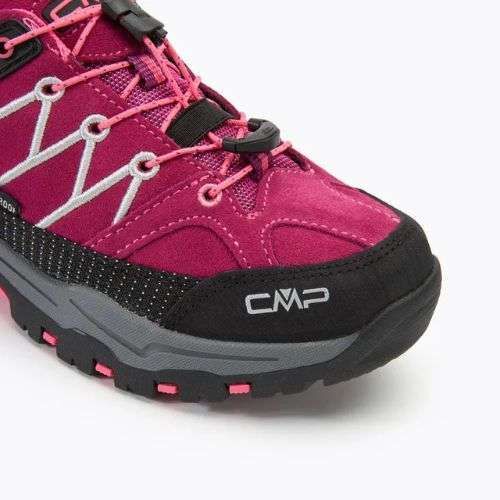 Dětské trekové boty CMP Rigel Low Wp berry / pink fluo