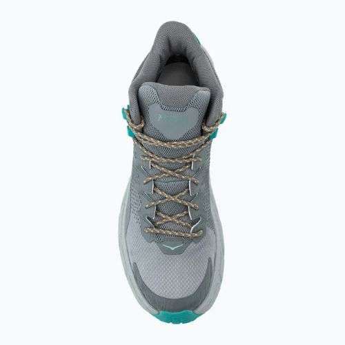 Pánské turistické boty  HOKA Trail Code GTX galactic grey/electric aqua