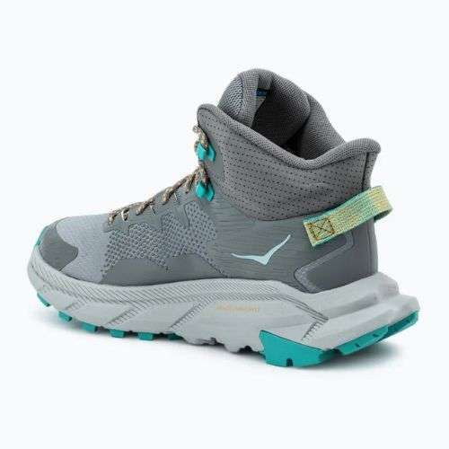 Pánské turistické boty  HOKA Trail Code GTX galactic grey/electric aqua