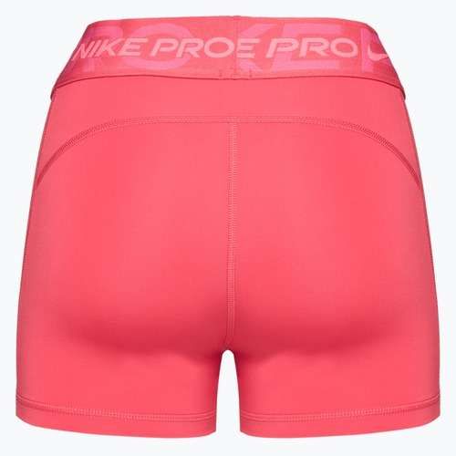 Dámské tréninkové šortky Nike Pro Mid Rise 3" aster pink/pinksicle/hot punch/white