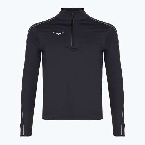 Pánská běžecká mikina HOKA GlideTech Quarter Zip black