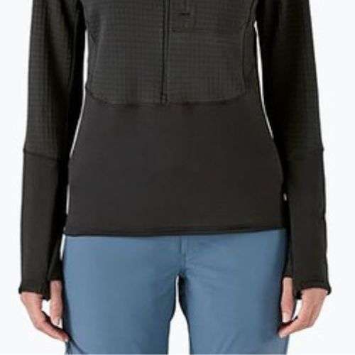 Dámská softshellová bunda Patagonia R1 Hybrid Pullover Hoody black
