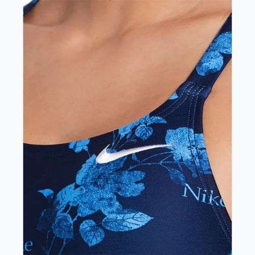Dámské jednodílné plavky Nike Hydrastrong Fastback midnight navy