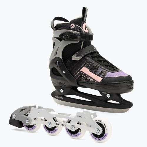 Dětské kolečkové brusle nastavitelné ATTABO Bladeroll black/violet