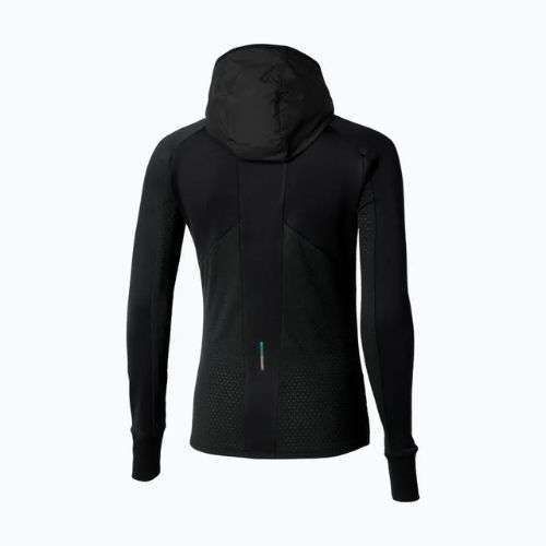 Dámská běžecká bunda Mizuno Active Warm Hybrid Full Zip Hooded black