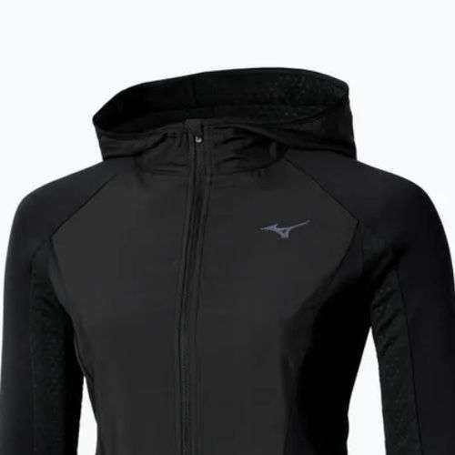 Dámská běžecká bunda Mizuno Active Warm Hybrid Full Zip Hooded black