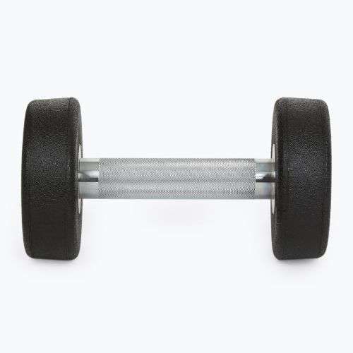 Pogumovaná litinová činka XTREXO Pro 4 kg black
