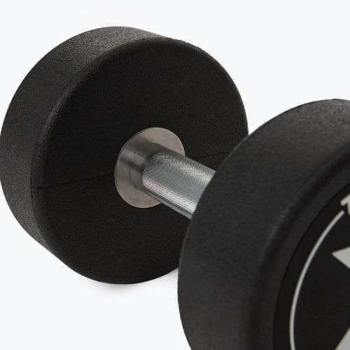 Pogumovaná litinová činka XTREXO Pro 16 kg black