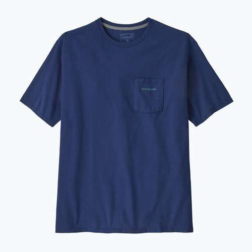 Pánské tričko Patagonia Boardshort Logo Pocket Responsibili clement blue