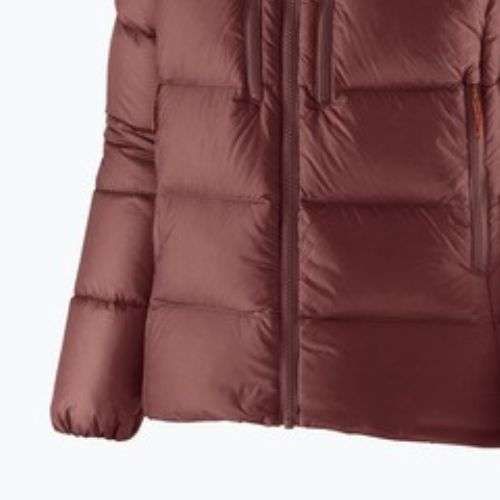 Dámská péřová bunda Patagonia Fitz Roy Down Hoody dark ruby w / sizzle red