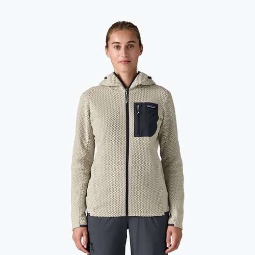 Dámská fleecová mikina Patagonia R1 Air Full-Zip Hoody wool white