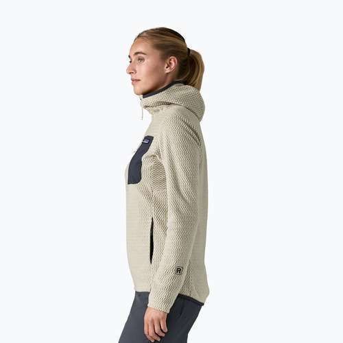 Dámská fleecová mikina Patagonia R1 Air Full-Zip Hoody wool white