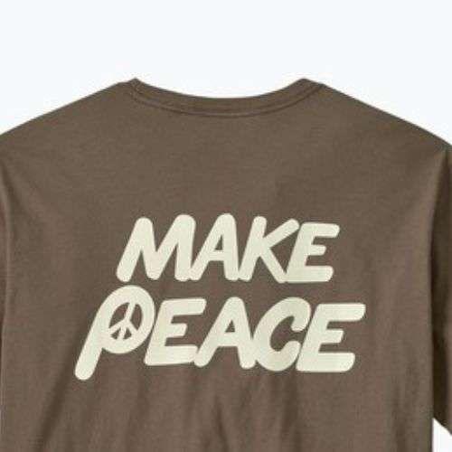 Pánské tričko Patagonia Balance Organic peace seeds / marlow brown