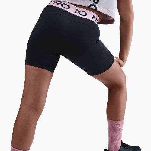 Dětské šortky Nike Pro Dri-Fit 5" black/med soft pink/white