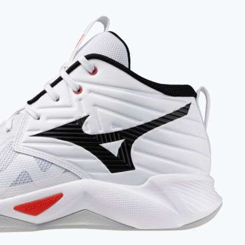 Volejbalové boty Mizuno Wave Momentum Pro Mid white/black/fiery red