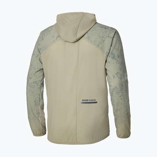 Pánská běžecká bunda Mizuno Active Alpha Hooded elm