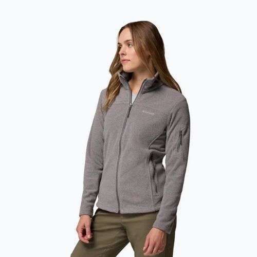 Dámská fleecová mikina Columbia Fast Trek II city grey heather/city grey